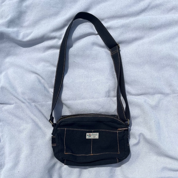Vintage Fossil Canvas Crossbody bag - Picture 2 of 12